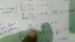 Heisler Chart in Transient Heat Transfer