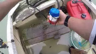 Bad weather, Boat Dinghyee leaking, Love for Nature and fishing