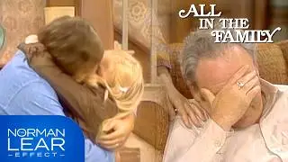 All In The Family | Gloria Kisses Mike In Front Of Archie | The Norman Lear Effect
