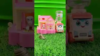 Puppy dog runs away from bank when it smells money#shorts #viralshorts #shortvideo