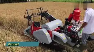 Mini Rice Wheat Harvester