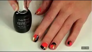 How-to: colour blocking nail art
