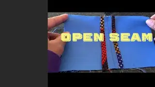 Step by Step guide to sew an Open Seam ( Hong Kong finish ) 16/30 days all things sewing 