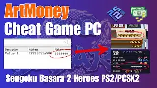 ArtMoney untuk PCSX2 (Basara Heroes 2) &mdash; Step-by-step: Money Max & EXP Max