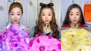 ASMR Crunchy Ice Mukbang Eating Show | Relaxing Sounds | #176