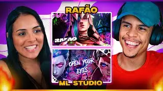2 EM 1 RAFÃO + ML STUDIO: OPEN YOUR EYES + You're a Jinx | [Casal Jounin React] 🔥