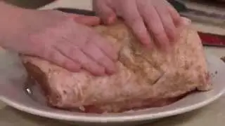 Slow Roasted Bone In Pork Rib Roast