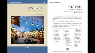Festival, by Brian Beck – Score & Sound