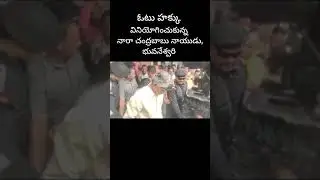 ఓటు హక్కు వినియోగించుకున్న నారా చంద్రబాబు నాయుడు, భువనేశ్వరి!#votefornda #narachandrababunaidu #tdp