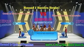 Only the Sharpest Survive ⚔️ | Men&rsquo;s Bracket 2nd Batch | Queencalor Questions | Gameshow | A. I.