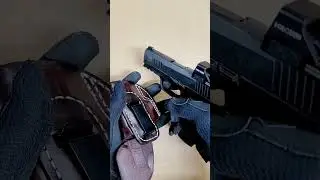 Azula Gun Holsters Leather IWB , Appendix Carry Holster For Sig Sauer P365 XMACRO Pistol With Optic