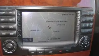 How to Remove Radio / Navigation / Display from Mercedes CL500 2004 for Repair.