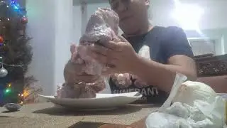 Deliciosa barbacoa de res.#comiendo en familia.
