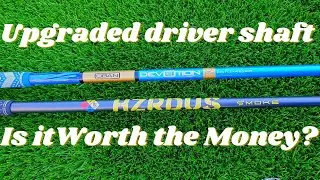 Oban Devotion upgraded shaft Vs Hzrdus smoke standard shaft