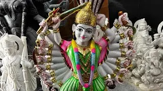 सप्तश्रृंगी माता मार्बल मूर्ति | Saptashrungi mata marble murti…9057296034