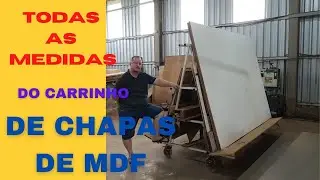 Todos os detalhes do Carrinho de armazenar e transportar chapas de MDF - #moveisplanejados
