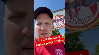 1 FC K&ouml;ln Giant Kleber Part2 #kleben #bundesliga #bayerleverkusen #effzeh #1fck&ouml;ln #fu&szlig;ball