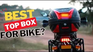 Affordable Top Box For Bikes - SMK Top Box Review | Top box for RE  Himalayan | Touring Essentials |