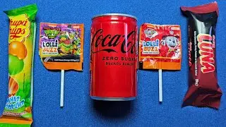 Asmr Candy Unboxing Lollipops Chocolate and Colorful Treats