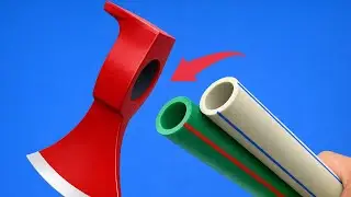 Не выбрасывайте свои ПВХ-трубы! Я покажу вам, как сделать рукоятку для молотка из ПВХ | Неожиданные