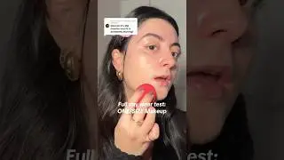 ONE/SIZE Full Beat Makeup Wear Test on Acne/Textured skin😍 #makeuptutorial #beautytips #foundation