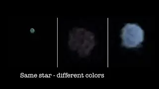 Capella Star Flashing Colors: UFO or Star?