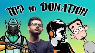 | TOP 10 PUBG MOBILE HIGHEST DONATION | DONATION IN INDIAN GAMING | DYNAMO GAMING