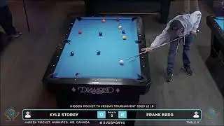 KYLE STOREY vs FRANK BERG - HIDDEN POCKET - TABLE 9 | EvoSports