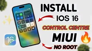 Full Custom iOS 16 Style On Xiaomi Devices | Control Center And Deepth Effect Wallpaper