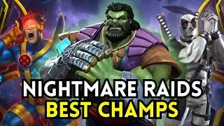 Best Champions RANKED For Nightmare Raids! February 2026 MCOC