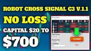 Quotex Option Robot Cross Signal C3 v.1.1 - No Loss || Capital $20 to $700