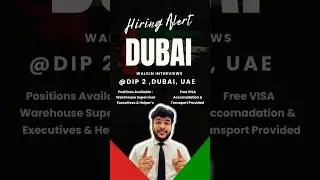 🚨Walk-in Interview in Dubai | Warehouse Helpers Jobs UAE 2025 | Limited Oppurtunity - Sameer Stream