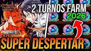 NUEVO SUPER DESPERTAR 2026 FARM!!! 📈 UR ESCANOR MERLIN EQUIPOS! 🙂 | Seven Deadly Sins: Grand Cross