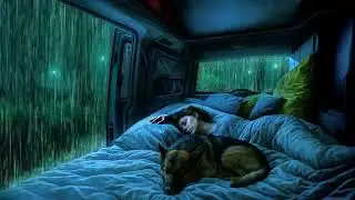 Cozy Car in the Rain ⛈️ Thunderstorm Sounds for Sleeping | ASMR Ambience