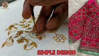 Simple blouse designs || Blouse designs || #aariembroidery2_0 #aariwork