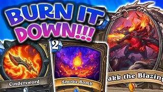 Dark Gift Fire Rogue is Pure CHAOS | Hearthstone