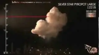 Silver Star Pyropot Large Stage Pyrotechnic Demo LeMaitre
