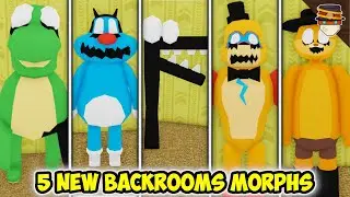 [UPDATE 43] How to get ALL 5 NEW BACKROOMS MORPHS in Backrooms Morphs | Roblox