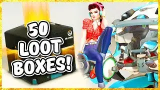 Overwatch - OPENING 50 ANNIVERSARY LOOT BOXES