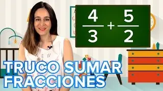 Truco de la mariposa para sumar fracciones