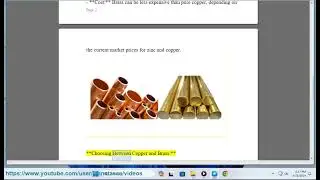 Copper and brass 101: brass vs copper electrical conductivity?