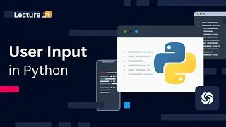 How to take user input in python ||  Python Programming Tutorials For Beginners