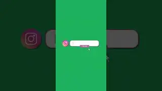 Instagram ID Follow Animation green screen #humloart #chromakey