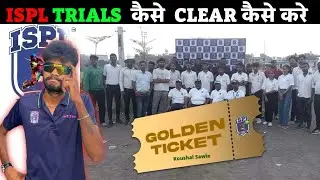 How to clear Ispl city  trials || Ispl trials selection process kya he ll ispl season 3 registration