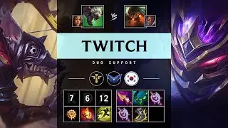 Twitch Support vs Nautilus - KR Diamond Patch 25.20