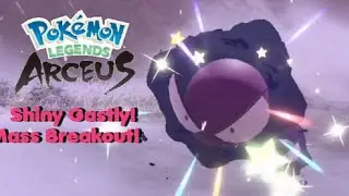 Pokemon Legends Arceus: Shiny Gastly From Mass Breakout!