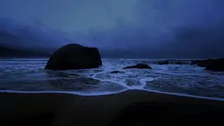 Deep Sleep with Ocean Waves - Soothing Night Beach Sounds for Anxiety Relief & Relaxation