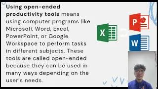 Use Open-Ended Productivity Tools in Subject Specific Application(Presented by: Sagum, Celis, Tabon)