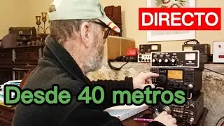 Directo desde 40 metros. #radioaficionados 