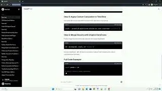 Python Pandas Custom Calcs for Total row